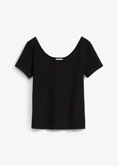 T-Shirt mit tiefem R\u00fcckenausschnitt | Bonprix DE