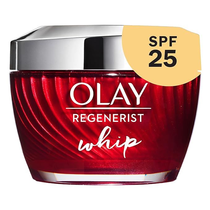 Olay Regenerist Whip Face Moisturizer Cream with Sunscreen SPF 25, 1.7 oz | Amazon (US)