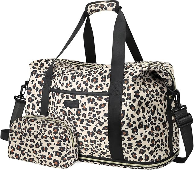 Expandable Travel Duffle Bags Weekender Overnight Bags for Women Men Hospital Bag for Women Labor... | Amazon (US)