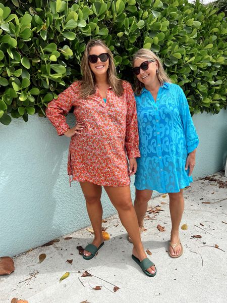Sharing our spring break outfit details. Everything is non-maternity & bump-friendly. I’m wearing size XXL in cover-up and 18 in swimsuit🩱☀️

#LTKbump #LTKcurves #LTKswim