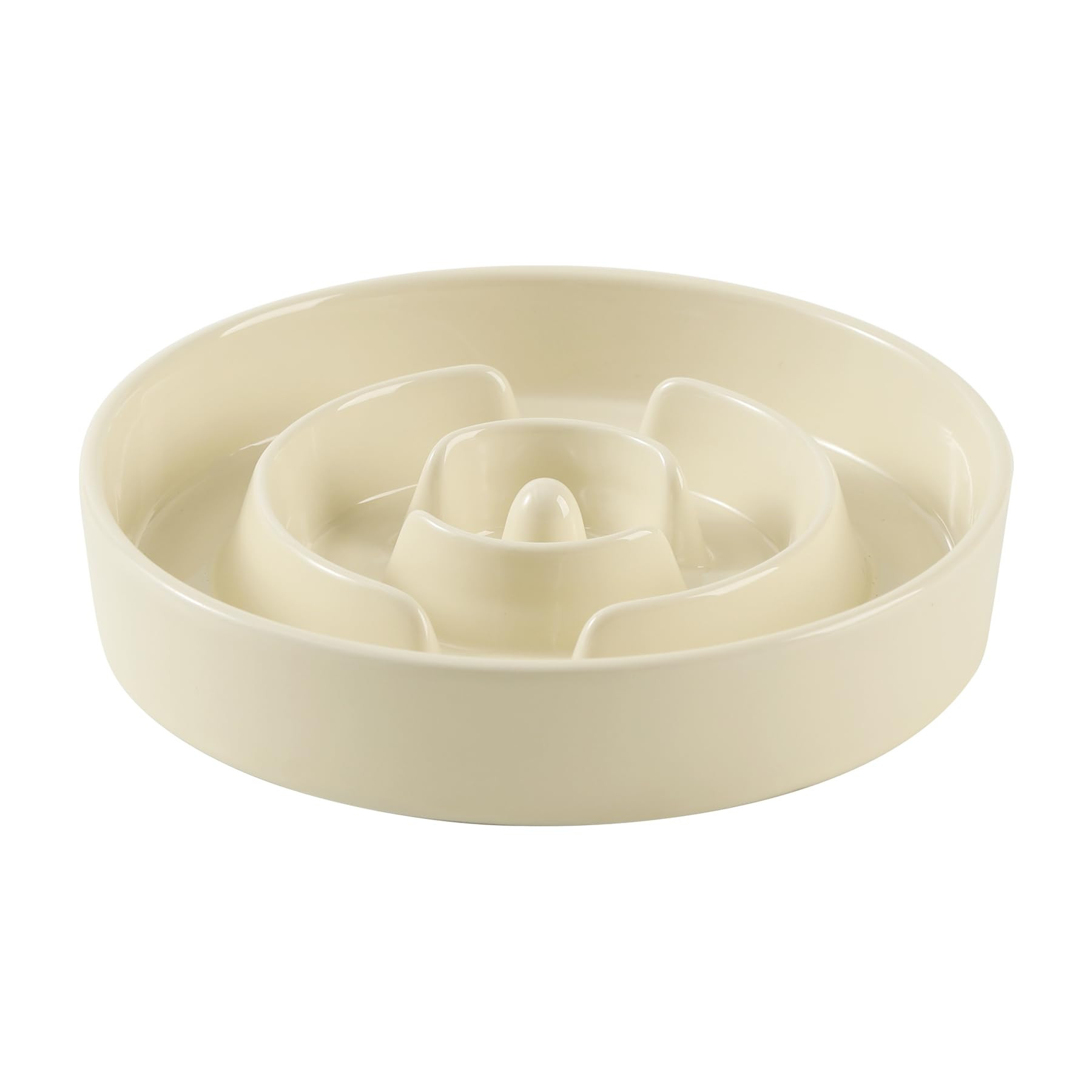8.2inch Ceramic Slow Feeder Dog Bowl for Medium and Large Breed, Puzzle Dog Food Dish, Anti-Gulpi... | Amazon (US)