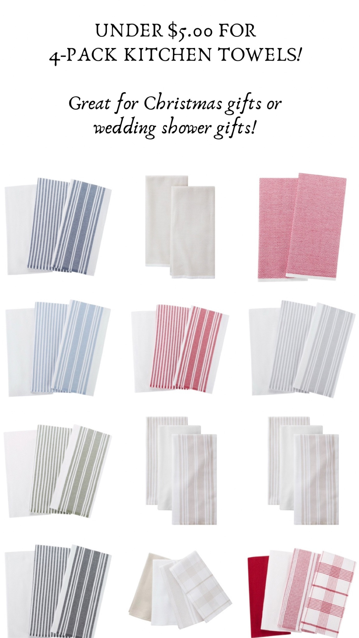 Better Homes and Gardens kitchen towels on sale!  Great for gifts or just to replace your worn out ones 

#LTKGiftGuide #LTKSaleAlert #LTKHome