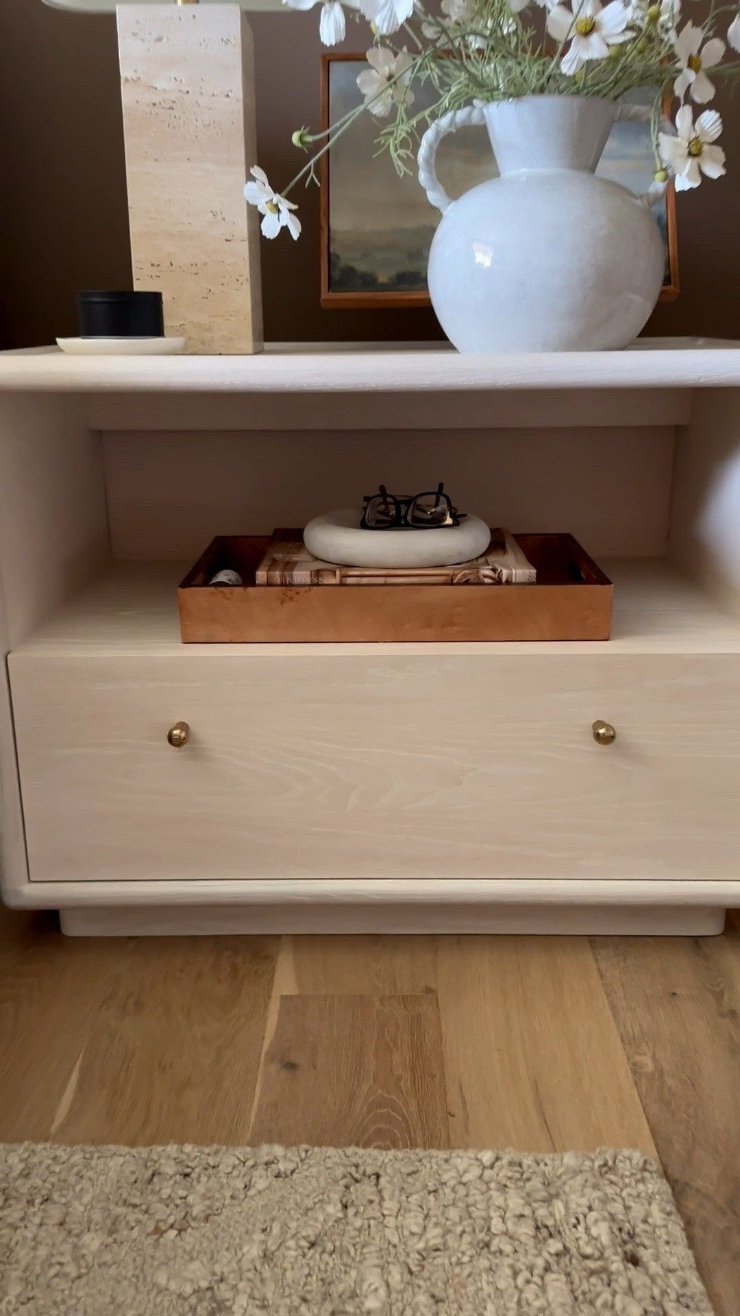 Love the styling and size of this nightstand. Deep soft close drawer and open shelf are perfect! @Crate & Barrel

#LTKmorningroutine #LTKdayinmylife #LTKHome