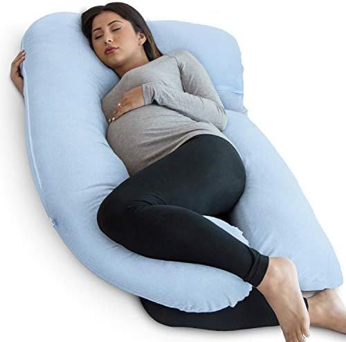 PharMeDoc Pregnancy Pillow, U-Shape (Light Blue, Detachable) Full Body Pillow and Maternity Suppo... | Amazon (US)