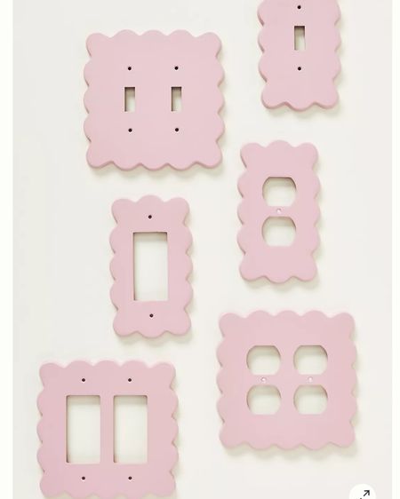 Scalloped decor, girls nursery, boys nursery, grandmillenial, girls room, toddler room, playroom, pink room, comes in a variety of colors and finishes!

#LTKhome #LTKbaby #LTKkids