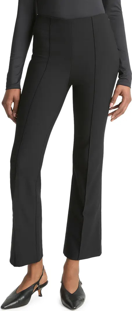 Pintuck Pleat Crop Flare Pants | Nordstrom