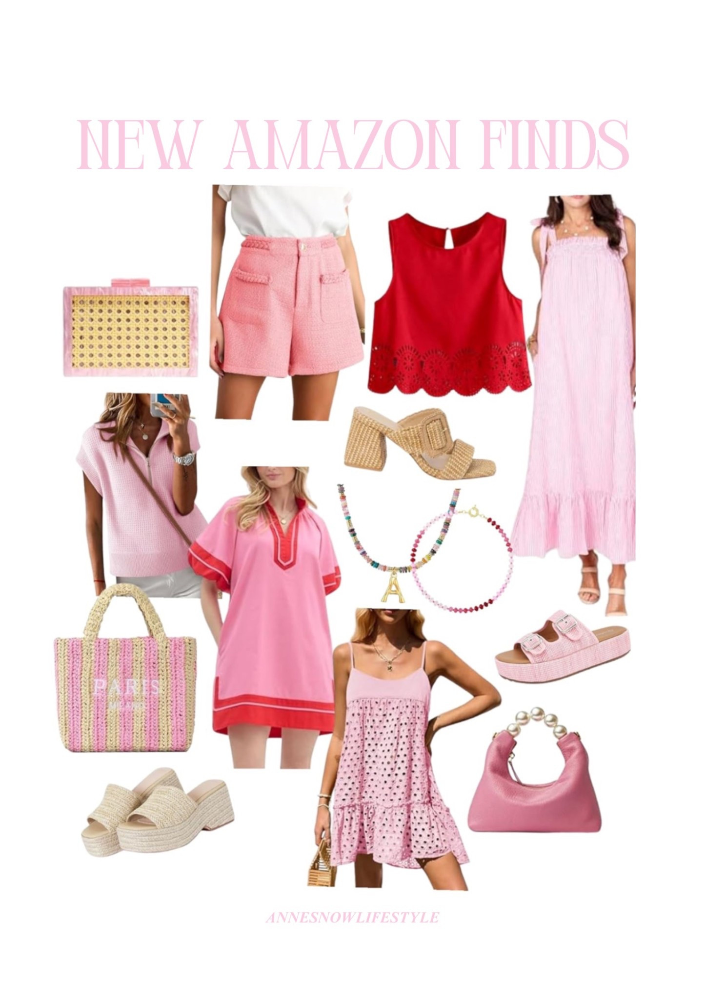 Amazon pink and red cute outfits 🩷❤️