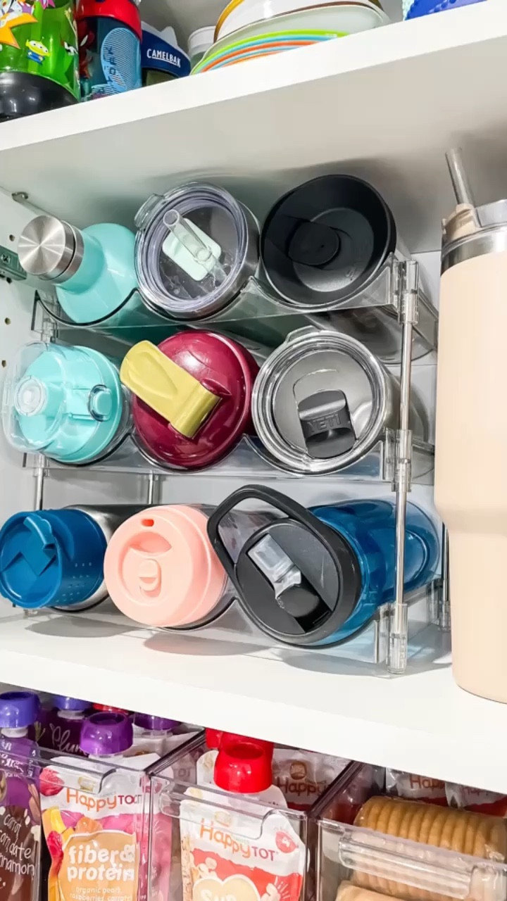 Back to school cabinet cleanup… water bottle organizer, tumblers , stanley 

#LTKBacktoSchool #LTKunder50 #LTKhome
