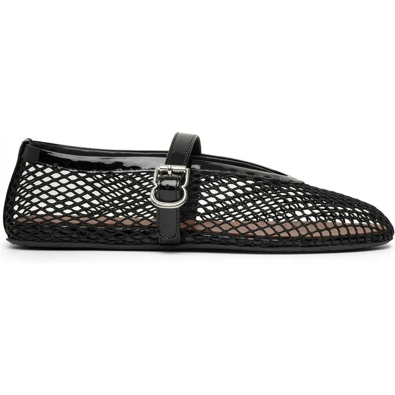 Women's Mesh Ballet Flats Buckle Strap Comfortable Ballerina Shoes Ladies Wide Width Casual Dress... | Walmart (US)