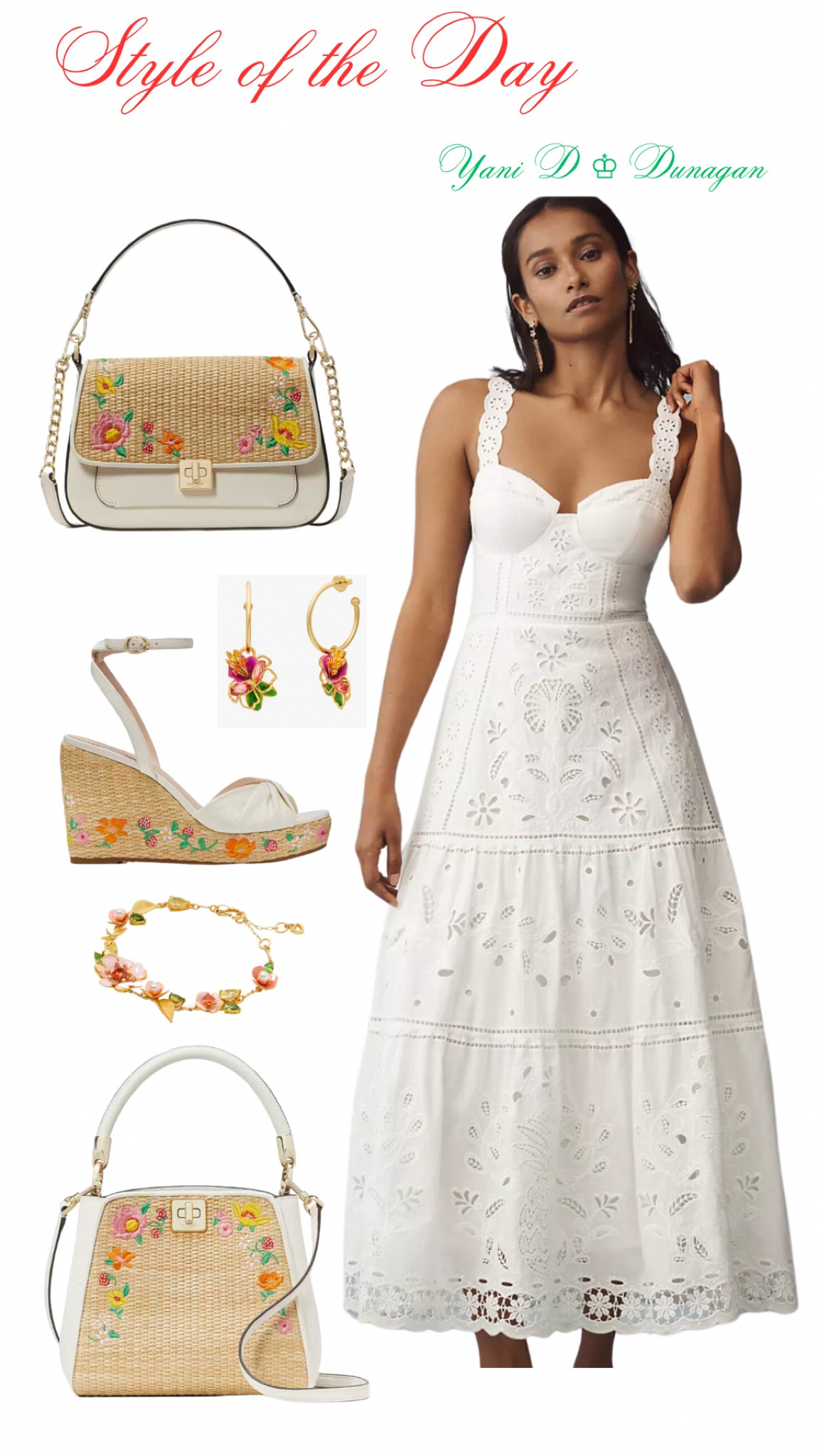 Outfit of the Day!
White Dress, Espadrilles, Embroidered Handbags, Jewelry 
Summer Dress


#LTKGiftGuide #LTKsalealert #LTKstyletip