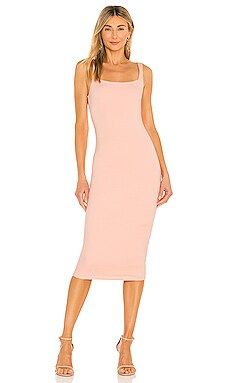 Lovers and Friends Donatella Midi Dress in Blush from Revolve.com | Revolve Clothing (Global)