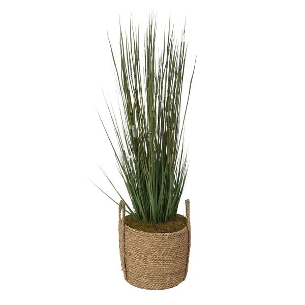 48'' Faux Foliage Plant in Basket | Wayfair North America