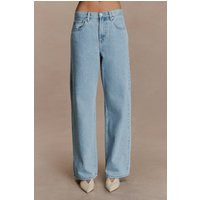 Mannon Mid Rise Denim Jeans - 80'S Blue I MESHKI I Size 11 | MESHKI US