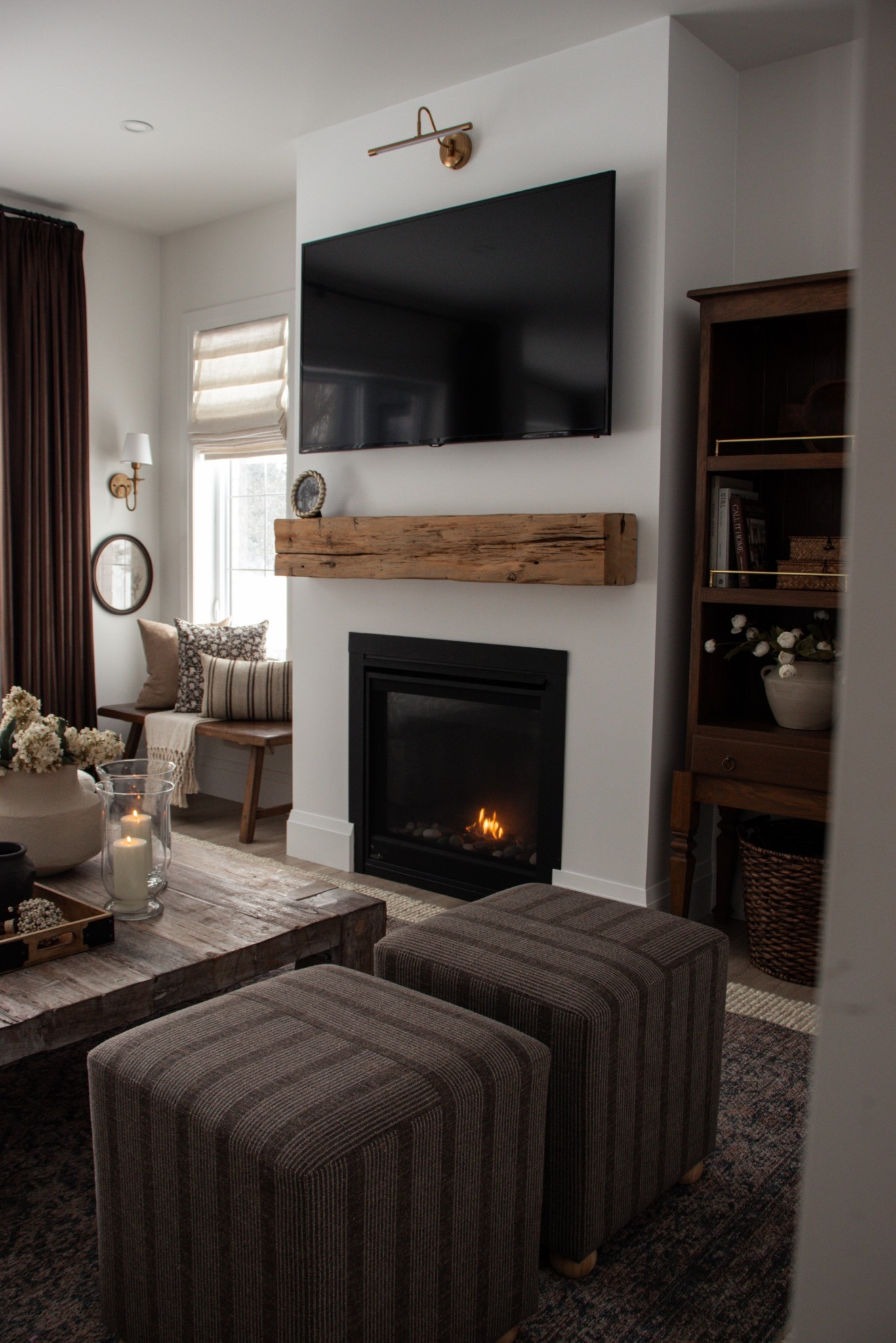 Our living room in March 