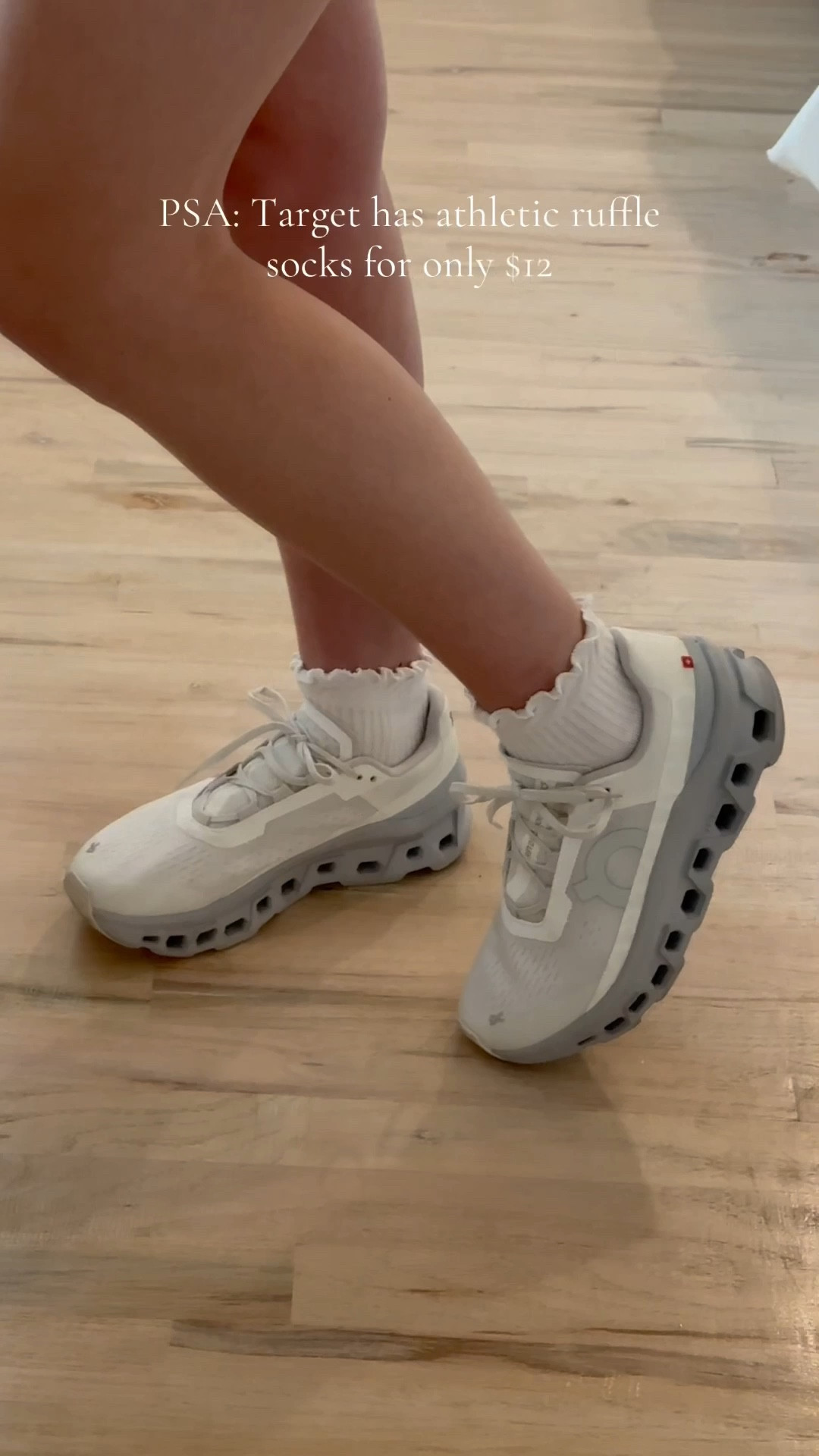 Ruffle socks from Target//on clouds 

#LTKFindsUnder50 #LTKActive #LTKFindsUnder100