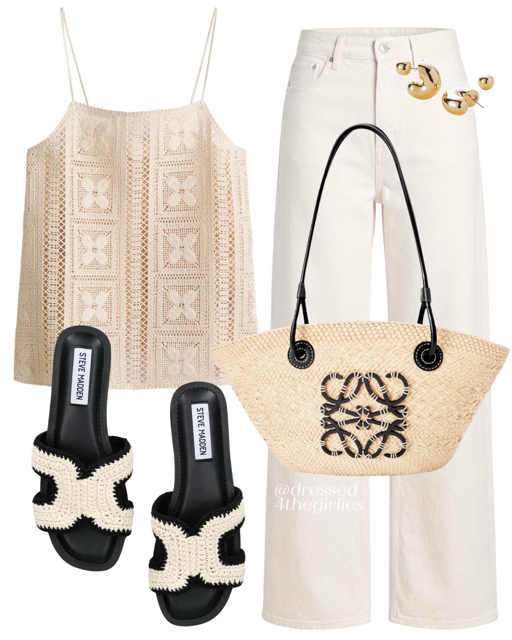 Crochet top outfit🤩

Tags: crochet summer top, ecru jeans outfit, crochet sandals outfit, raffia shoulder bag, summer vacation outfit, summer holiday outfit, H&M summer outfit 

#LTKtravel #LTKstyletip #LTKspring