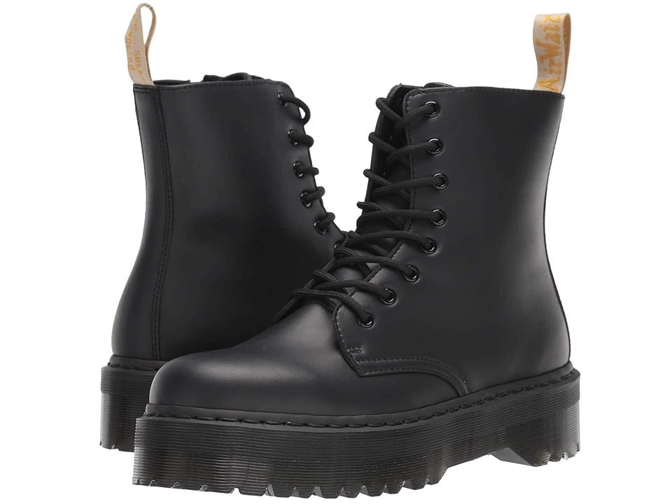 Dr. Martens Jadon II Mono Vegan (Black Felix Rub Off) Shoes | Zappos