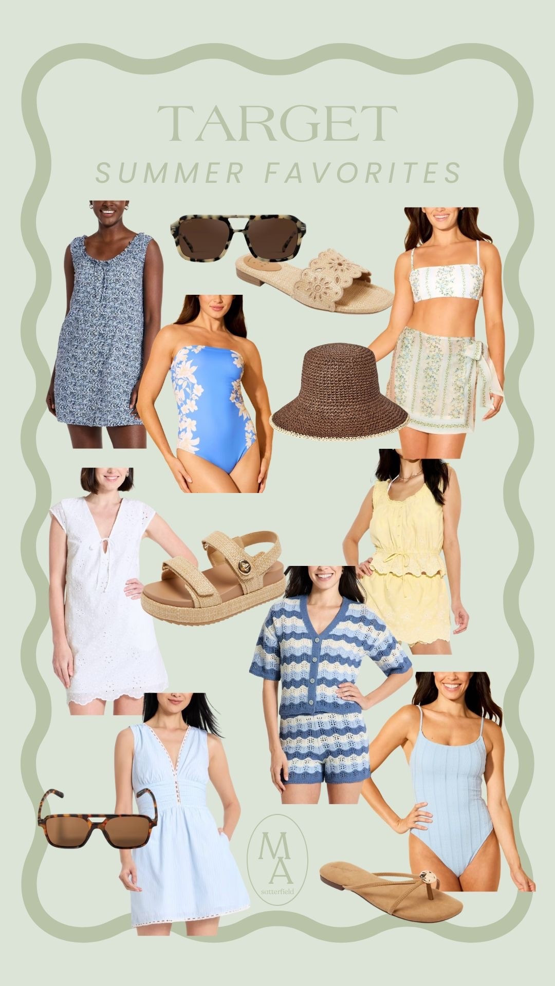 loving these new summer pieces from @target! the sweetest details, fun colors, & pieces you’ll wear all season long! 💛 #Target #TargetPartner 