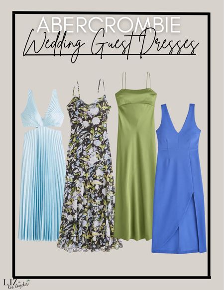 These Abercrombie dresses are perfect for any wedding guest outfit.  I love a special occasion dress that I can also wear for a date night outfit.  

#LTKFind #LTKstyletip #LTKSeasonal