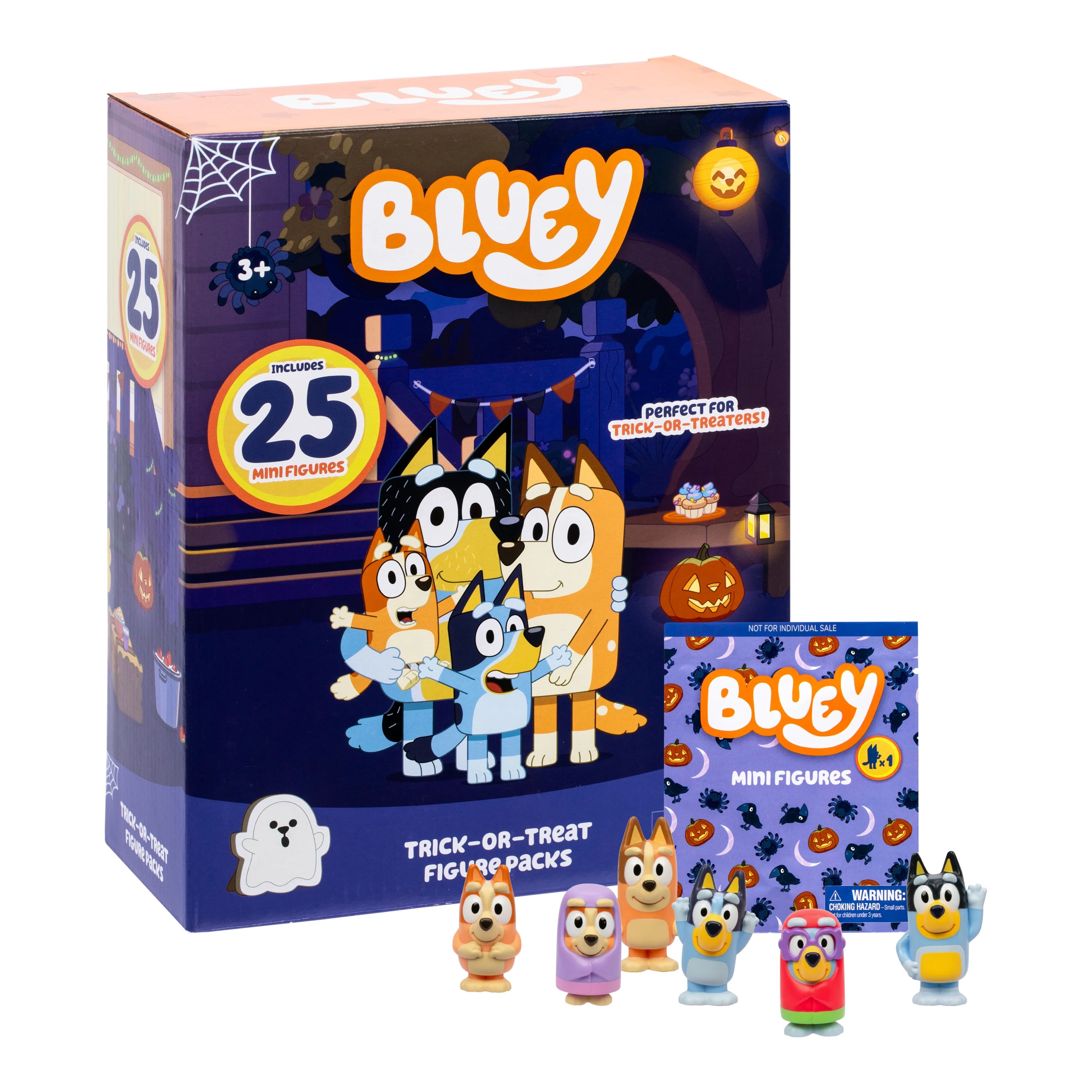 Bluey Mini Figure Multi-pack, Contains 25 Individually Bagged 1 inch Bluey Mini Figures, Perfect ... | Walmart (US)