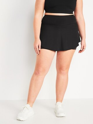 Extra High-Waisted PowerSoft Pleated Skort for Women | Old Navy (US)