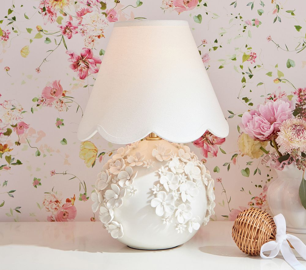 Monique Lhuillier Garden Texture Table Lamp (10") | Pottery Barn Kids