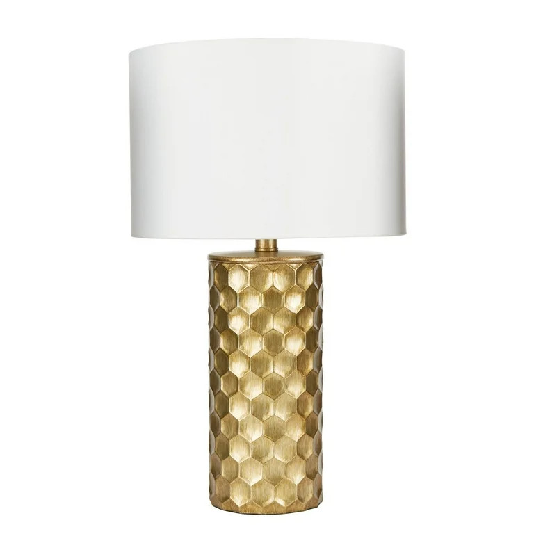 The Silverwood Hive Gilded Gold Table Lamp with Shade, LED Bulb Included | Walmart (US)