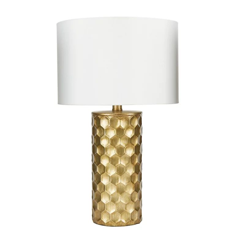 The Silverwood Hive Gilded Gold Table Lamp with Shade, LED Bulb Included | Walmart (US)