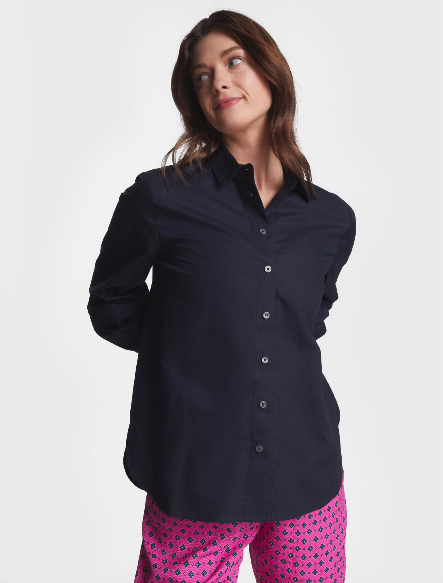 Honestly, I don’t even recognize myself in this pic! The top isn’t my typical style but was so flattering for a button down. The pants are my newest obsession. Super fun color & print, comfortable, and easy to dress up or down. 

Sizes I’m wearing: top (2) and bottoms (S)

#LTKworkwear #LTKGiftGuide #LTKstyletip
