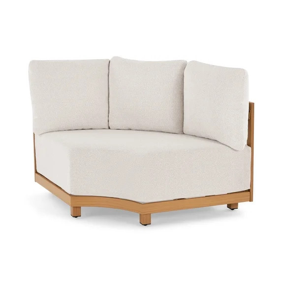 Better Homes & Gardens Juliet Outdoor Corner Chair with Patio Cover, Beige | Walmart (US)