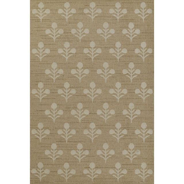 Erin Gates  by  Saybrook Bloom Floral Indoor Outdoor Rug 5'3" X 7' - Beige | Walmart (US)