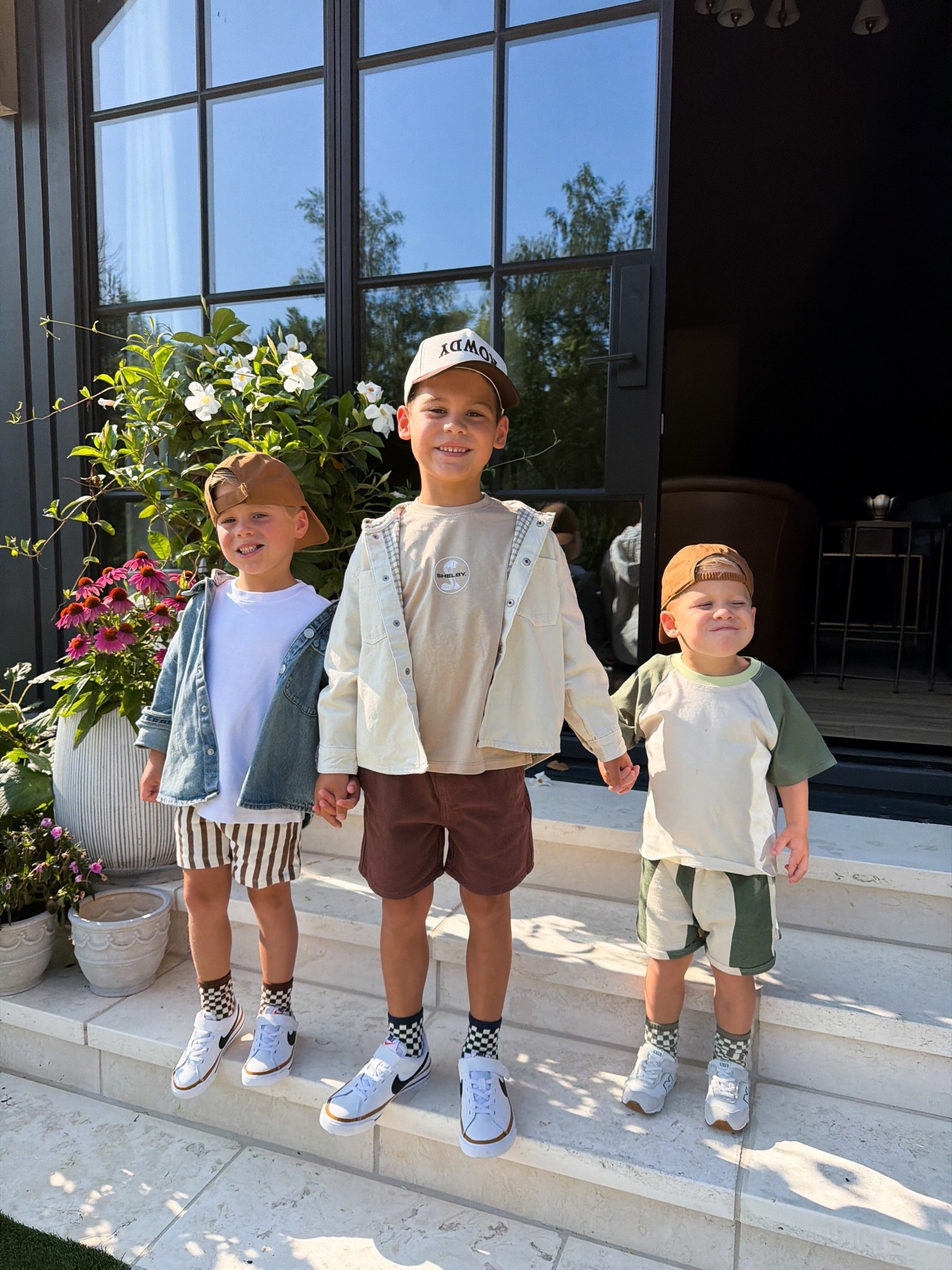 Boy’s outfits linked! Mostly from Zara — one of our fave places to shop for ‘cool boy’ looks. 

Ollie’s striped shorts are old, but linked a cool tan/cream check option as well. 

Nikes on sale & August is wearing the Kids' New Balance Infant & Toddler 515 Running Shoes in color gray/green/gum. Found at Shoe Station online, but not likable here in LTK app (just google name of shoe & it will pop up).

Hats all Amazon! 

Boy outfit, boy style, toddler boy, baby boy, summer outfit, fall outfit, Zara

#LTKKids #LTKootd #LTKmomlife