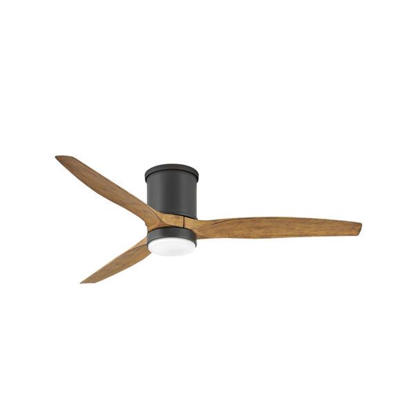 Hover Flush Matte Black LED 52-Inch Ceiling Fan | Bellacor