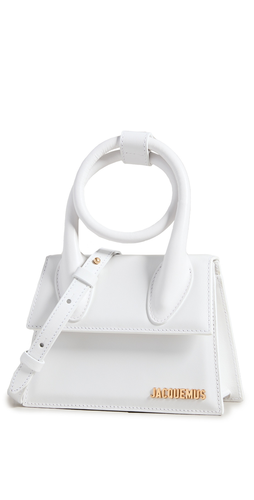 Jacquemus Le Chiquito Noeud Bag White One Size | Shopbop