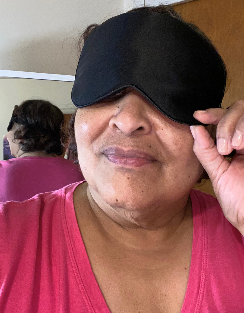 Drift into dreamland anytime, anywhere! Slip on this ultra-light, oh-so-cozy sleep mask and block out every pesky ray of light. Perfect for travel, home, hotels, trains… basically anywhere you’re ready to snooze in style. 

You must experience with this 100% silk sleep mask. Excellent for blocking out light and helping you get a full night's rest (or a well-deserved nap).  

 

#LTKselfcare #LTKTravel