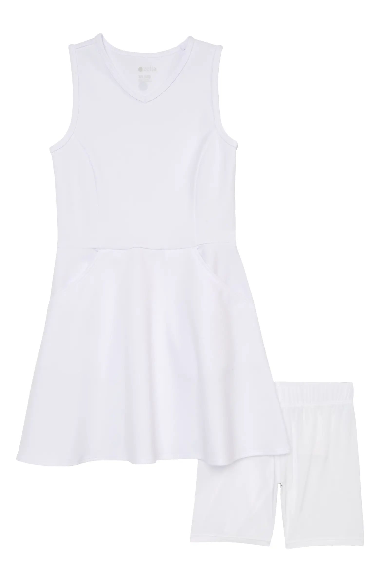 Sporty Dress & Shorts Set | Nordstrom