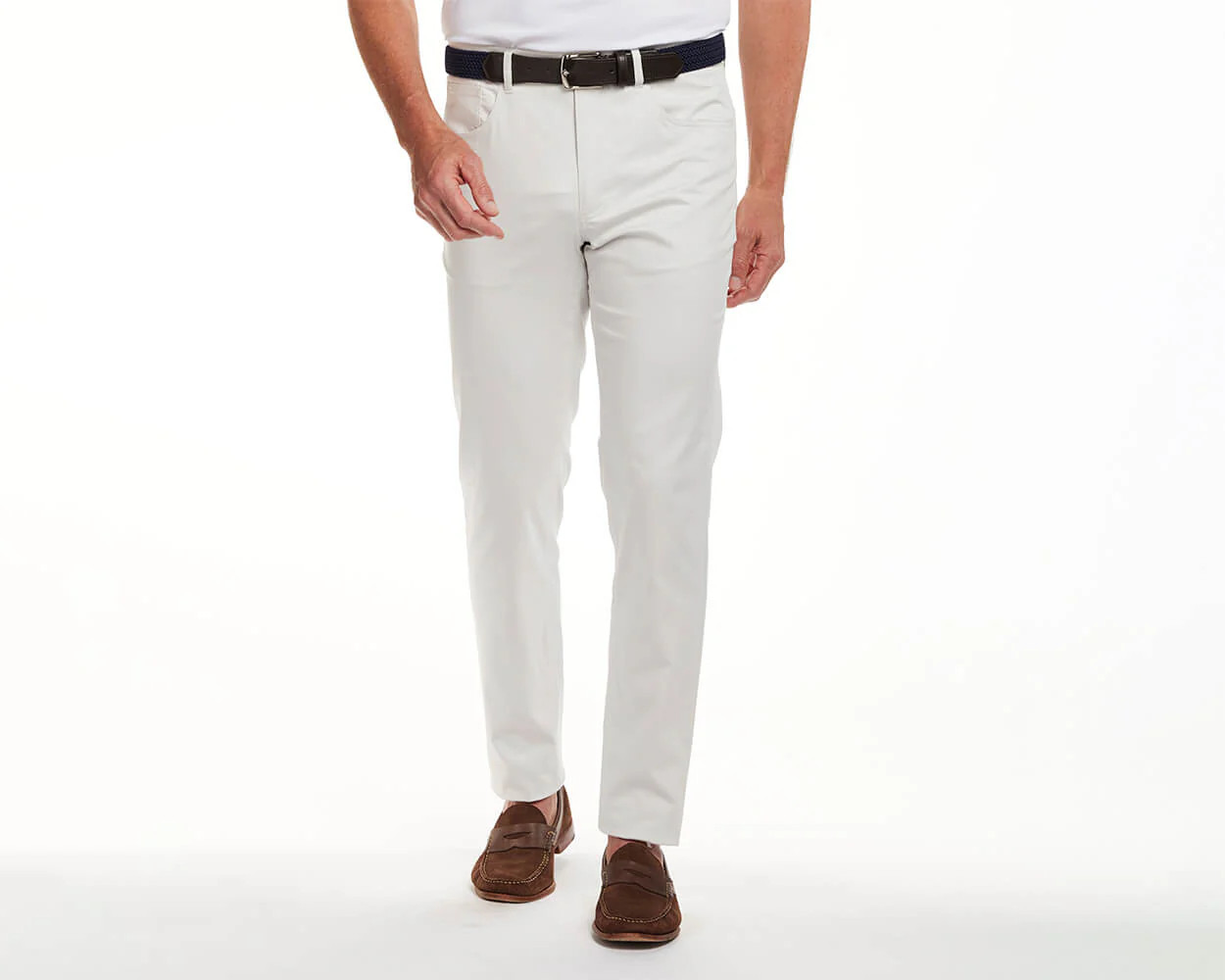The Warner Pant: Stone 32" Length | Holderness & Bourne