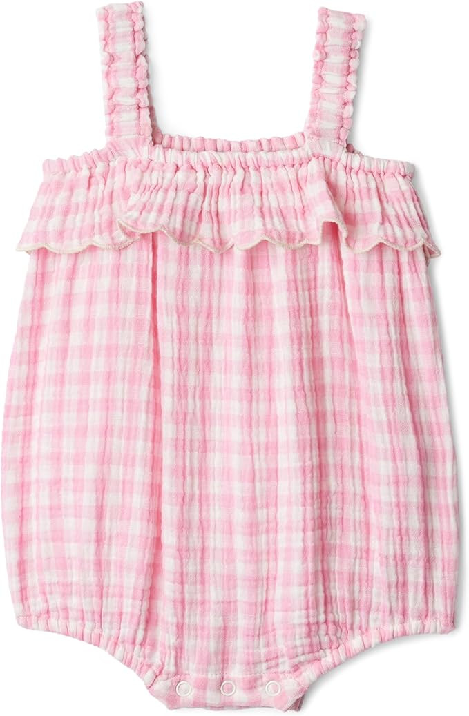 Amazon Essentials x Sofia Grainge Baby Girls' Cotton Gauze Sleeveless Romper | Amazon (US)