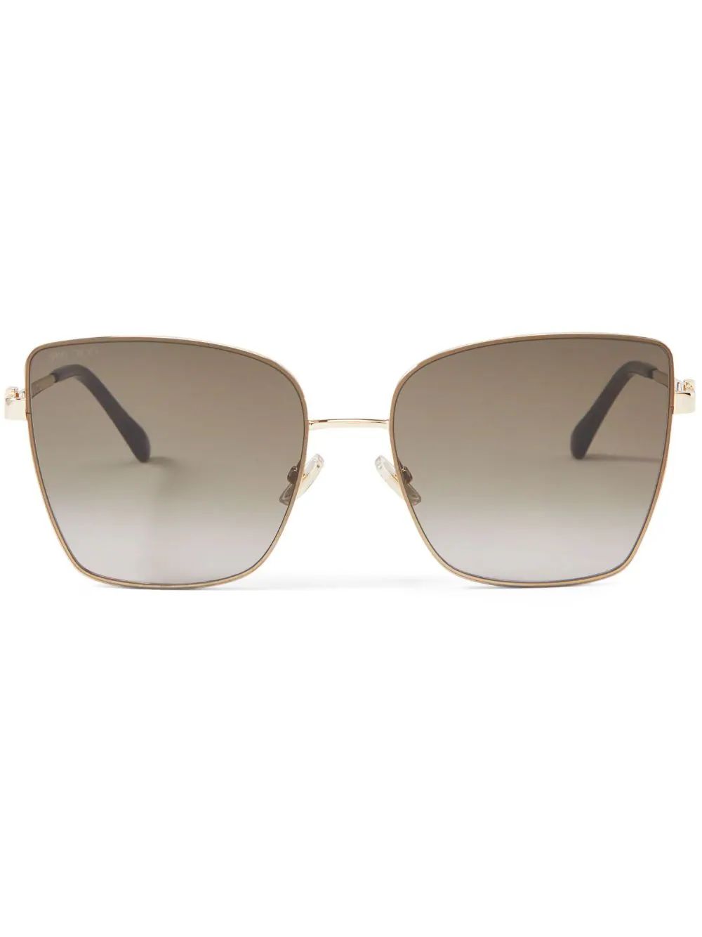 Jimmy Choo Eyewear Vella oversize-frame Sunglasses - Farfetch | Farfetch Global