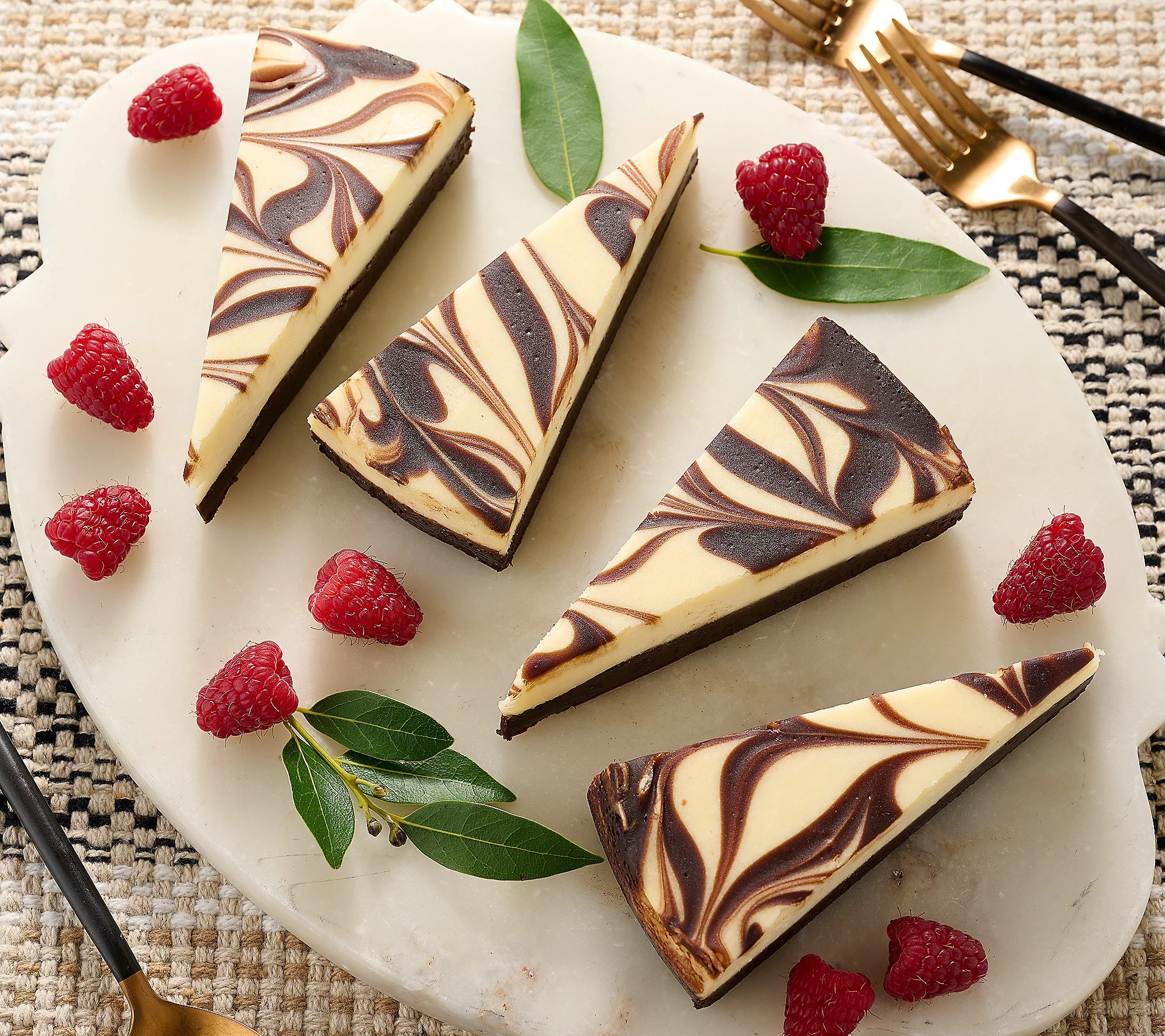 David's Cookies 10"" No Sugar Added Marble or NY Cheesecake | QVC