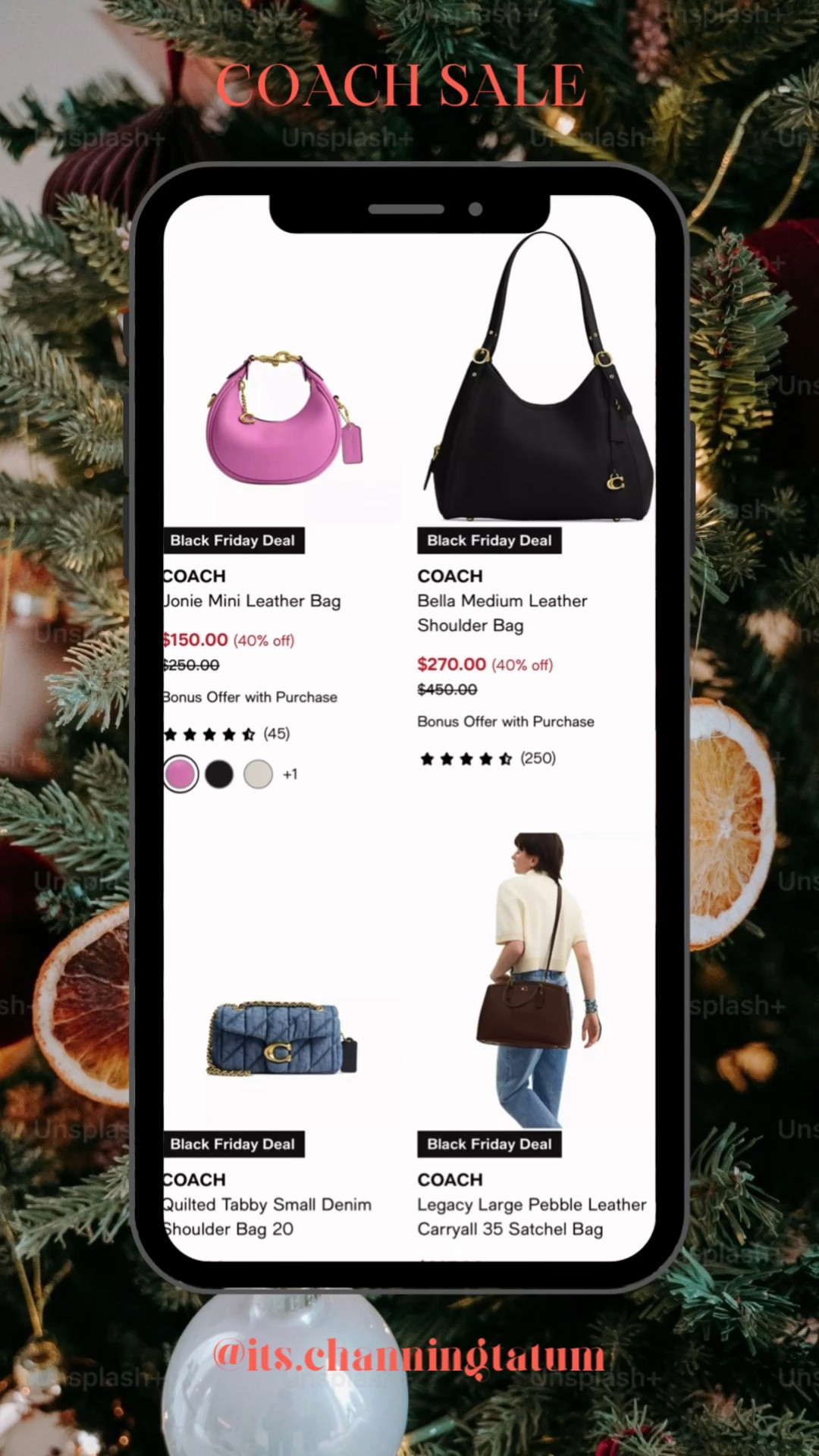 Coach Sale at Macys 

#LTKHoliday #LTKGiftGuide #LTKSaleAlert