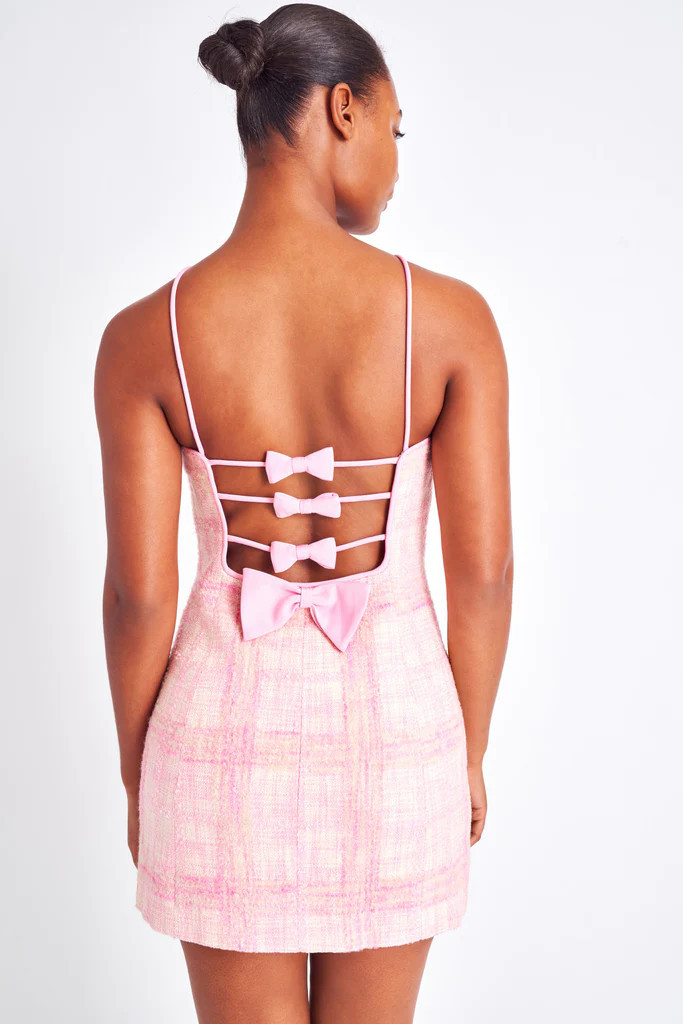 Gandler Tweed Mini Dress | LOVESHACKFANCY