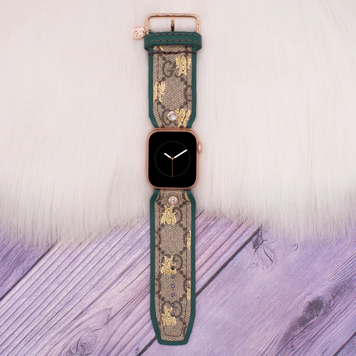 Upcycled Gucci Bee Customizable Watchband | Spark*l