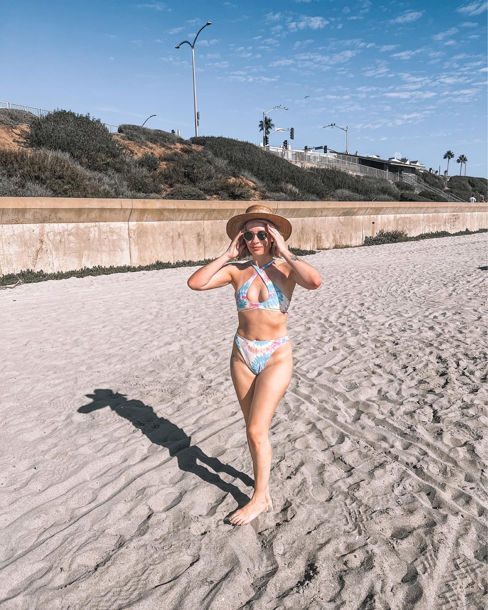 Skatie bathing suit + lack of color boater hat 

#LTKSeasonal #LTKstyletip #LTKswim