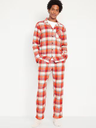 Flannel Pajama Set for Men | Old Navy (US)