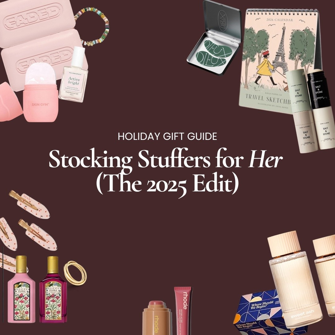 The Best Stocking Stuffers for Her in 2025 (Tiny Gifts She’ll Actually Be Excited About) Chic, fun, and practical stocking stuffers for her — beauty minis, wellnThe Best Stocking Stuffers for Her in 2025 (Tiny Gifts She’ll Actually Be Excited About) Chic, fun, and practical stocking stuffers for her — beauty minis, wellness treats, cozy essentials, and little luxuries she’ll actually use and love.

#LTKFindsUnder100 #LTKHoliday #LTKGiftGuide