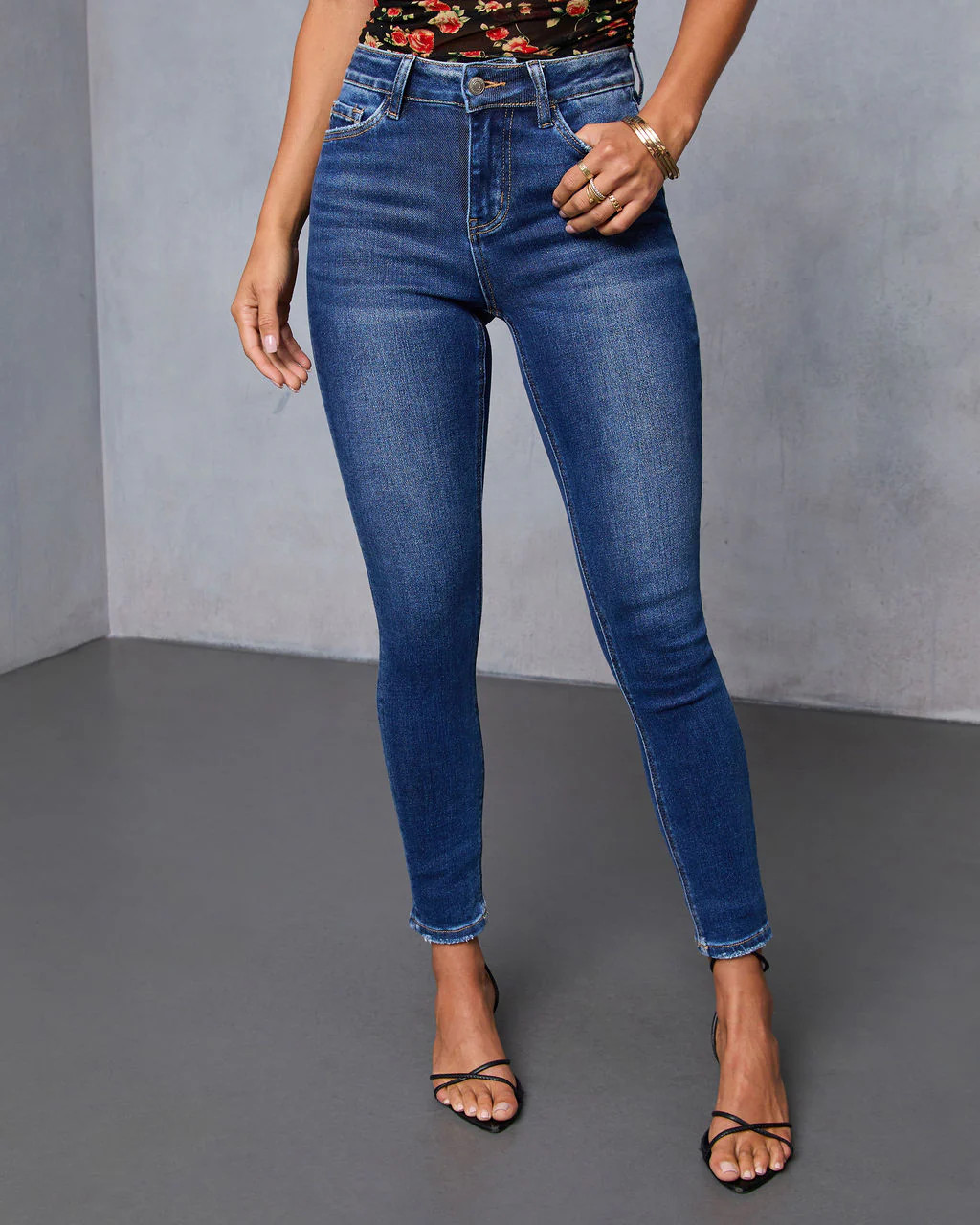 Perry Super Stretch High Rise Skinny Jeans | VICI