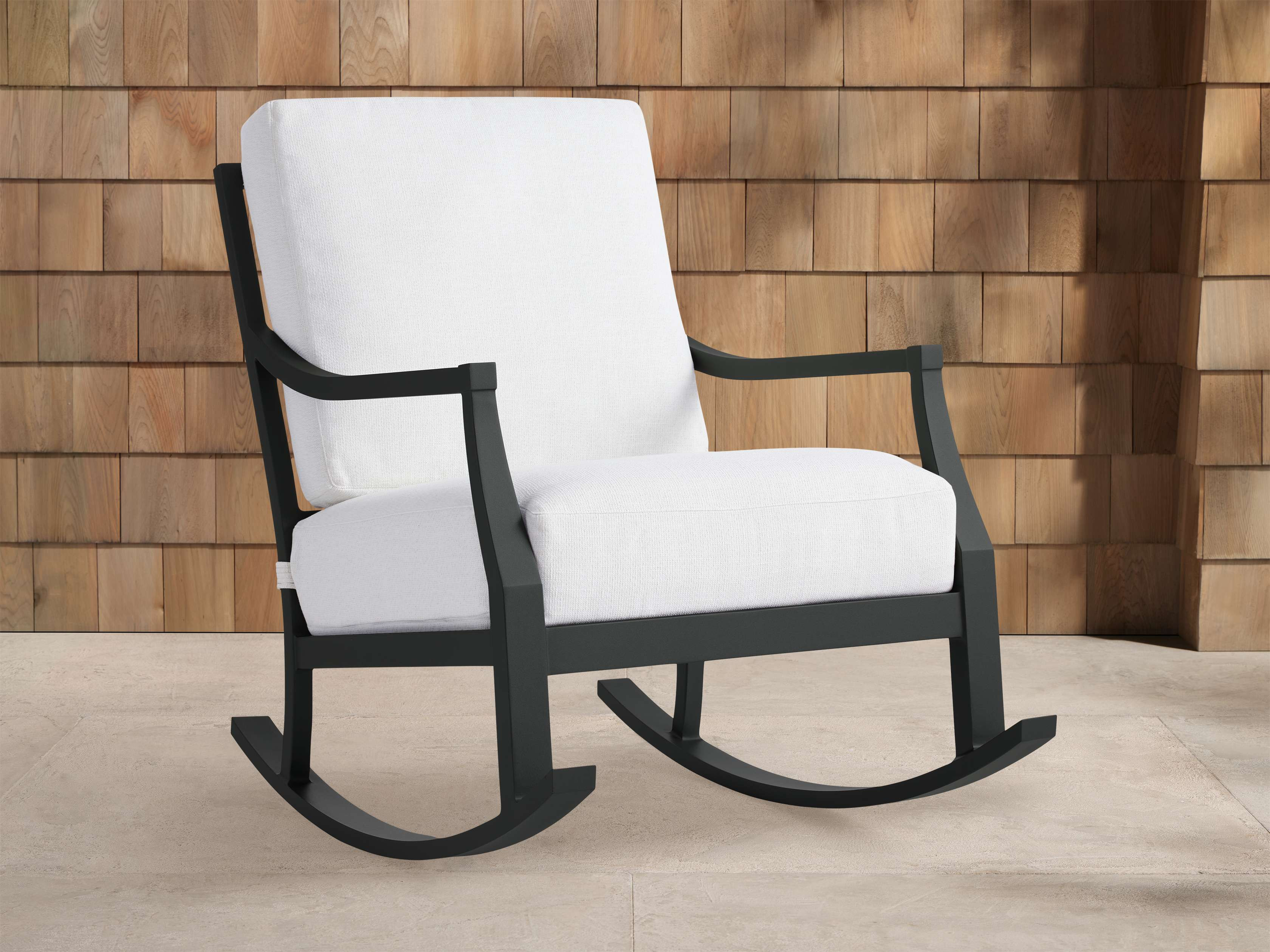 Montego Outdoor Aluminum Rocking Chair | Arhaus