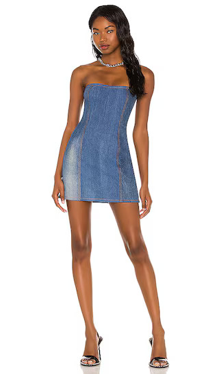 EB Denim Denim Dress in Blue. Taglia S. | Revolve Clothing (Global)