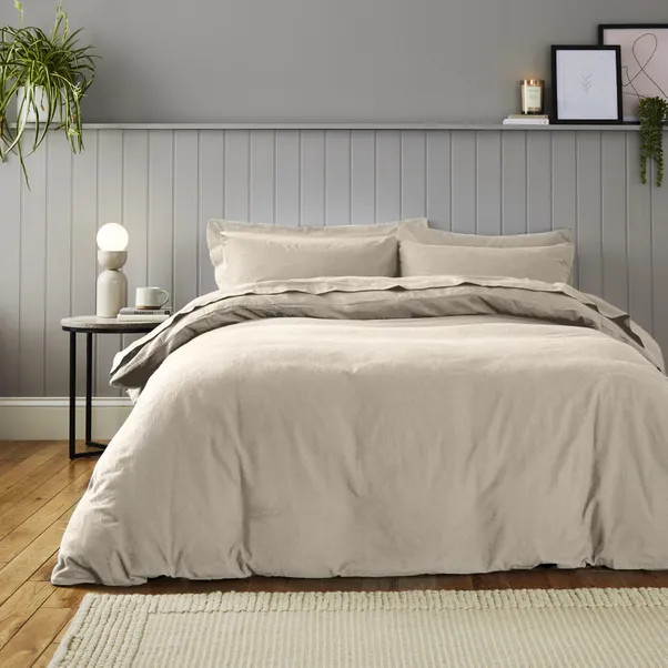 Soft & Cosy Luxury 100% Brushed Cotton Duvet Cover & Pillowcase Set | Dunelm